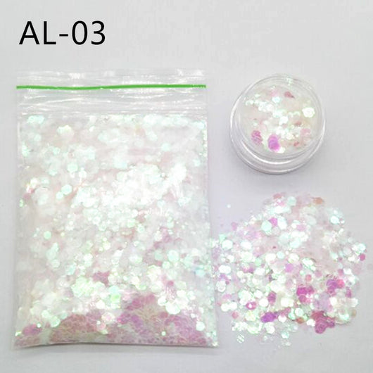 Lentejuelas Mixtas para Uñas 10g - Purpurina Artística Premium - Image 71