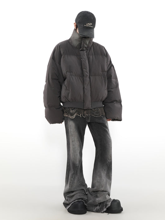 Chaqueta Acolchada de Invierno para Parejas con Cuello Alto - Image 16