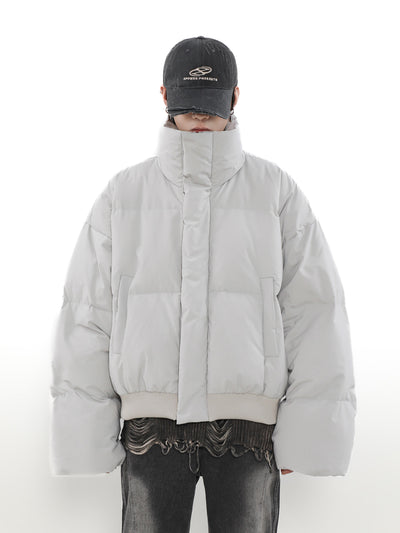 Chaqueta Acolchada de Invierno para Parejas con Cuello Alto - Image 17