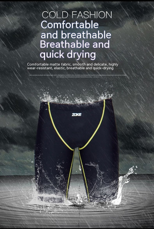 Traje de Baño Deportivo de 5 Puntos para Hombre - Competencia Profesional - Image 16