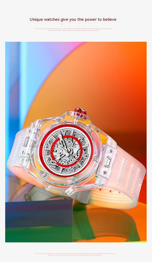 Reloj Automático Mecánico para Hombre Resistente al Agua con Esfera Transparente - Image 34