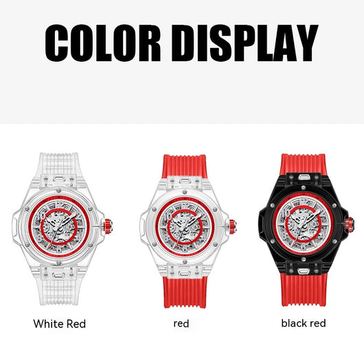 Reloj Automático Mecánico para Hombre Resistente al Agua con Esfera Transparente - Image 36