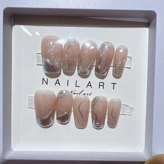 Esmalte de Uñas Efecto Ojo de Gato Degradado Artesanal - Image 7