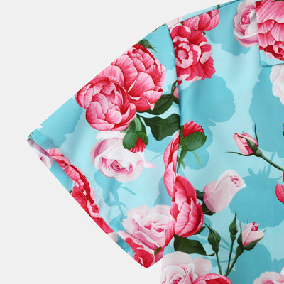 Camisa Estampada Hawaii Beach Ice Silk para Hombre - Image 23