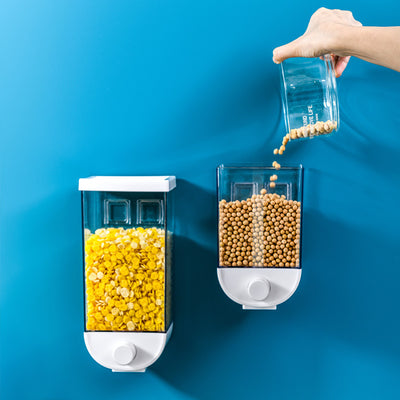 Dispensador de Cereales Montable con Presión Fácil - Contenedor de Almacenamiento de Alimentos - Image 11