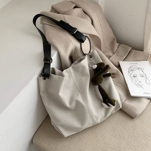 Bolso Bandolera de Lona Trendy - Estilo Urbano y Funcional - Image 6