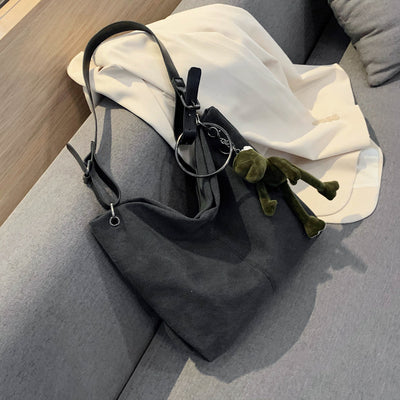 Bolso Bandolera de Lona Trendy - Estilo Urbano y Funcional - Image 11
