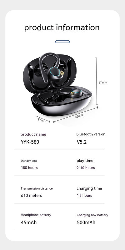 Auriculares Bluetooth Intrauditivos con Batería Ultra Duradera y Sonido Premium - Image 7