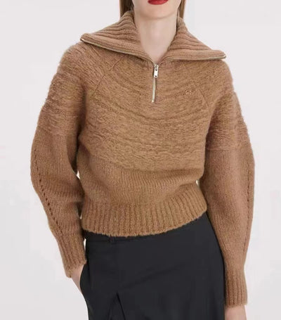 Suéter Deportivo con Cierre de Medio Zip para Mujer - Image 24