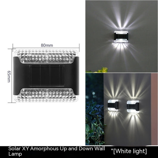Lámpara Solar de Pared Exterior Impermeable con Sensor de Luz - Image 12