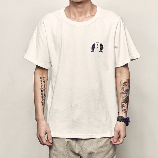 Playera Estampada Gato Acróbata para Hombre - Image 11