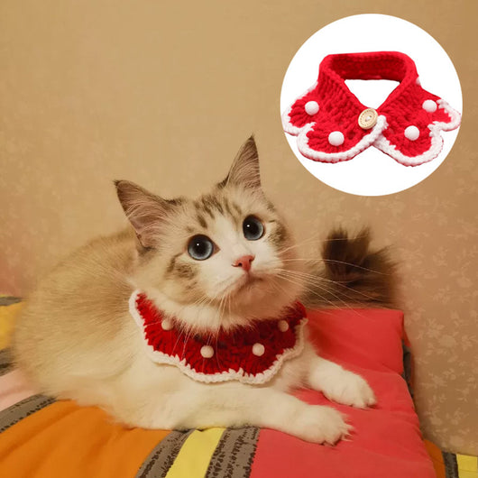 Collares Tejidos Navideños para Mascotas - Gatos, Perros y Conejos - Image 9