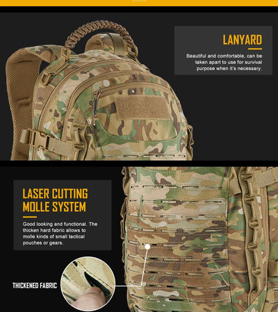 Mochila Táctica Camuflaje Profesional - Image 12