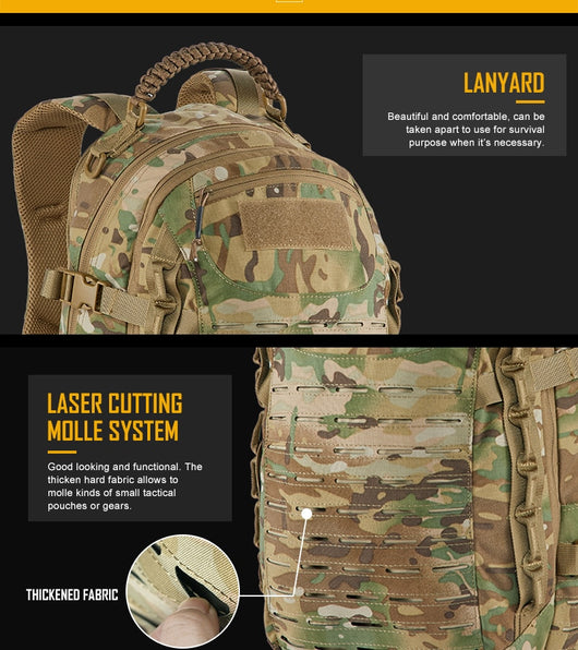 Mochila Táctica Camuflaje Profesional - Image 12
