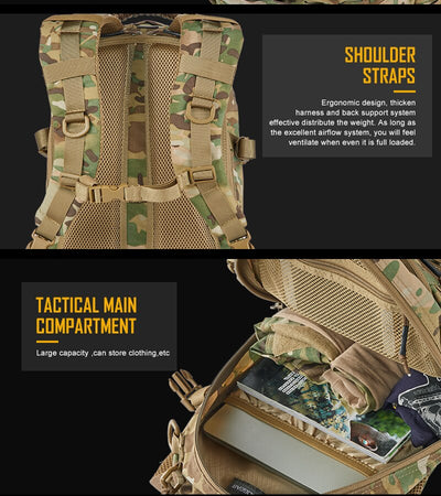 Mochila Táctica Camuflaje Profesional - Image 13
