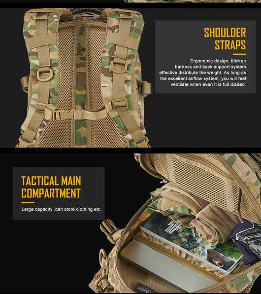 Mochila Táctica Camuflaje Profesional - Image 13