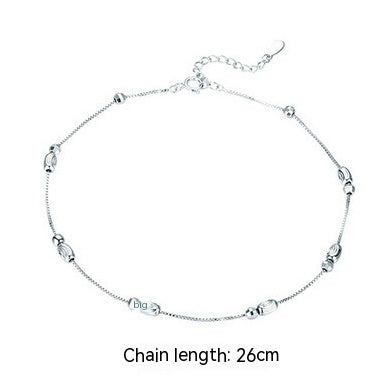 Pulsera Tobillera de Plata Esterlina Plateada - Diseño DIY Elegante - Image 10