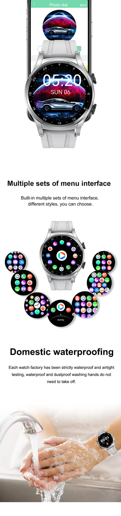 Reloj Inteligente GT66 2-en-1 con Auriculares TWS y Llamadas HD - Image 28