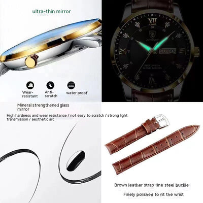 Reloj de Cuarzo Luminoso Resistente al Agua para Mujer - Image 25