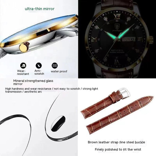 Reloj de Cuarzo Luminoso Resistente al Agua para Mujer - Image 25