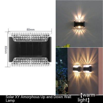 Lámpara Solar de Pared Exterior Impermeable con Sensor de Luz - Image 21