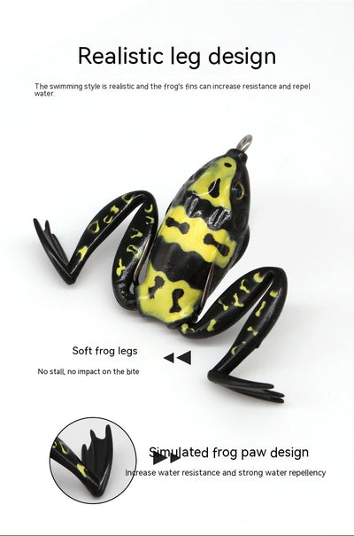 Anzuelo Artificial Bionic Thunder Frog - Doble Gancho para Pesca de Depredadores - Image 9