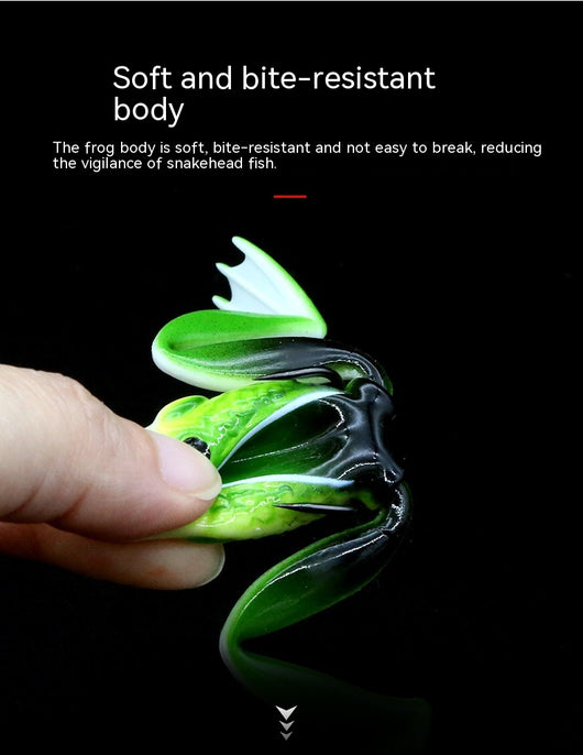 Anzuelo Artificial Bionic Thunder Frog - Doble Gancho para Pesca de Depredadores - Image 12