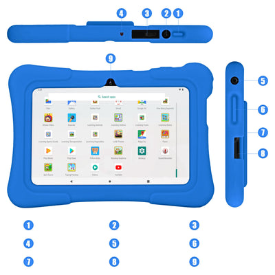 Tablet Infantil 7 pulgadas - Computadora de Aprendizaje Inteligente con WiFi y Bluetooth - Image 18