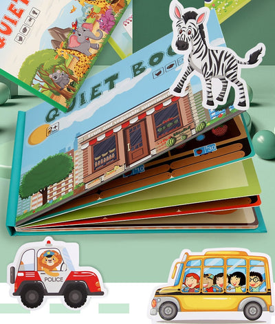 Libro Interactivo Educativo con Pegatinas - Juguete Montessori para Niños - Image 20