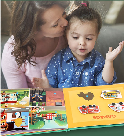 Libro Interactivo Educativo con Pegatinas - Juguete Montessori para Niños - Image 21
