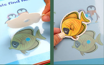 Libro Interactivo Educativo con Pegatinas - Juguete Montessori para Niños - Image 22