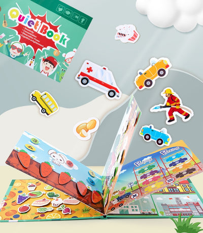 Libro Interactivo Educativo con Pegatinas - Juguete Montessori para Niños - Image 31