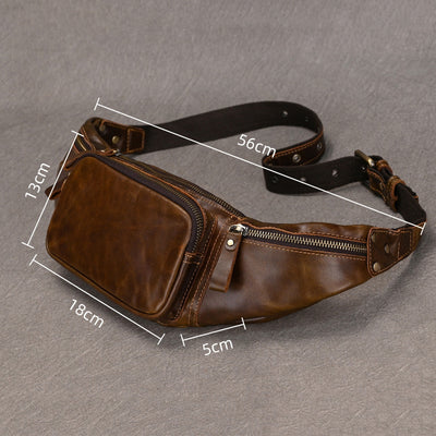 Bolsa Mensajero de Cuero para Hombre - Diseño Minimalista y Funcional - Image 29