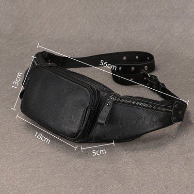Bolsa Mensajero de Cuero para Hombre - Diseño Minimalista y Funcional - Image 31