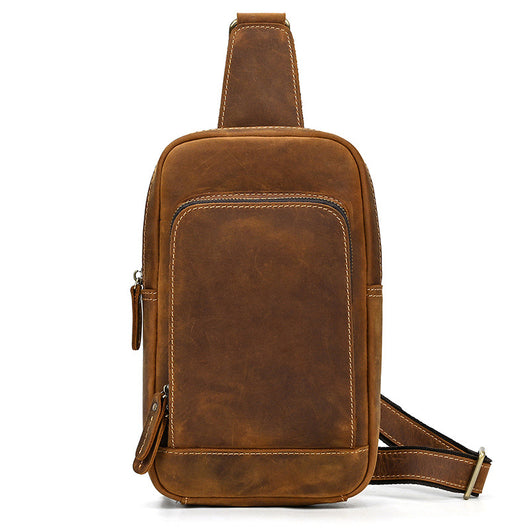 Bolsa Mensajero de Cuero para Hombre - Diseño Minimalista y Funcional - Image 37