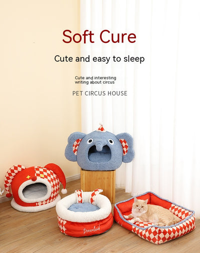 Cama Cálida para Mascotas Circo - Uso Cuatro Estaciones - Image 14