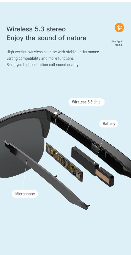 Gafas Inteligentes con Conducción Ósea Bluetooth - Image 16