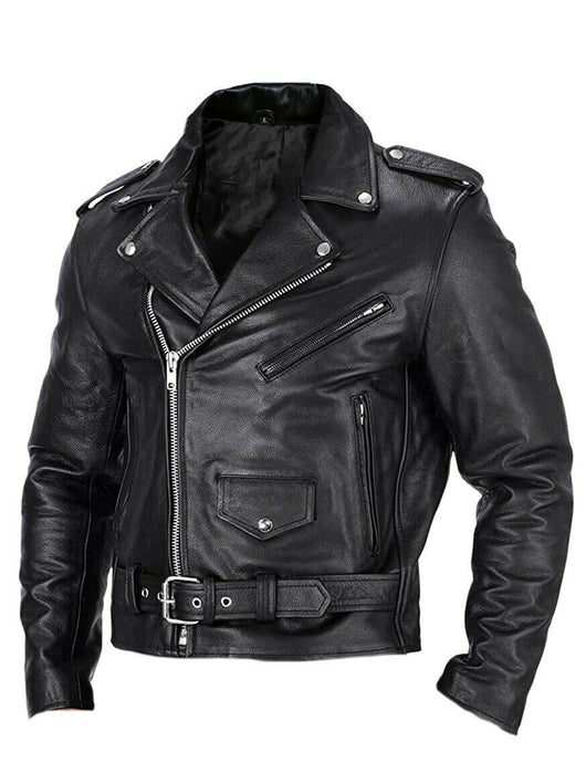 Chaqueta de Cuero para Motociclista - Colección Primavera Otoño - Image 7
