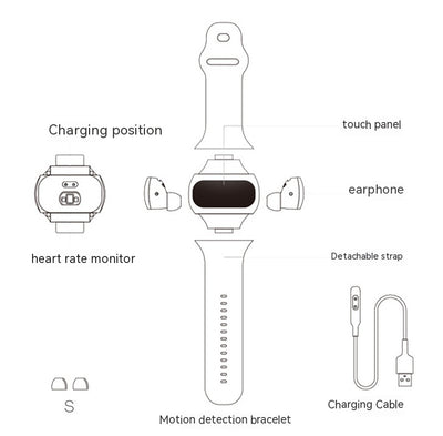 Auriculares Inalámbricos Bluetooth para Muñeca - Image 11