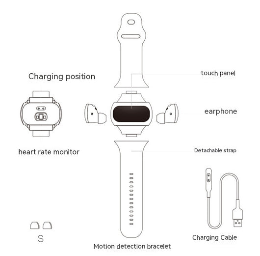 Auriculares Inalámbricos Bluetooth para Muñeca - Image 11