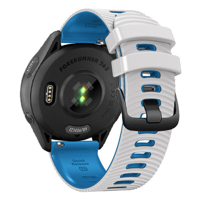 Correa de Silicona Bicolor con Efecto Agua para Reloj Inteligente 22mm - Image 12