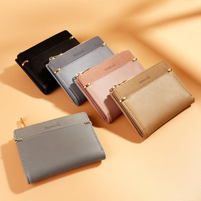 Billetera Corta para Mujer con Múltiples Compartimientos y Cierre - Image 8