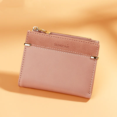 Billetera Corta para Mujer con Múltiples Compartimientos y Cierre - Image 10