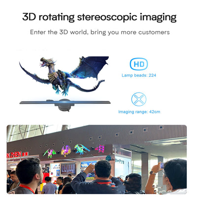 Proyector 3D Estéreo sin Gafas con Pantalla Rotatoria para Publicidad - Image 7