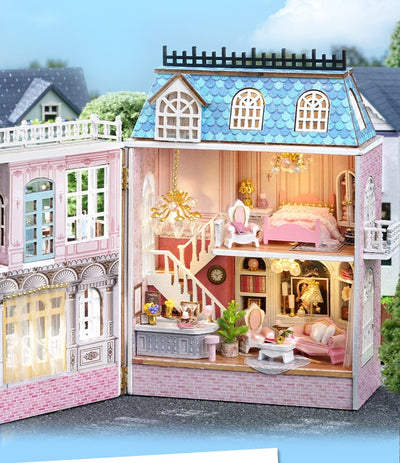 Miniatura de Casa Artesanal de Madera - Colección Adorable para Decorar - Image 22