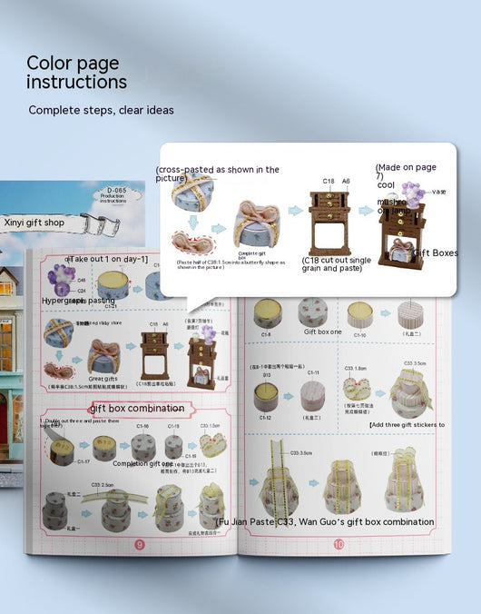 Miniatura de Casa Artesanal de Madera - Colección Adorable para Decorar - Image 23