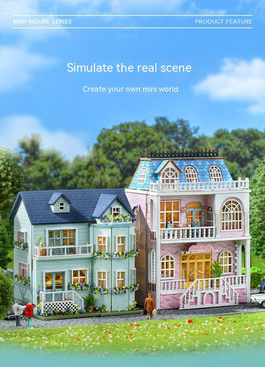 Miniatura de Casa Artesanal de Madera - Colección Adorable para Decorar - Image 24
