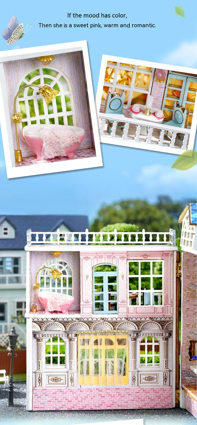 Miniatura de Casa Artesanal de Madera - Colección Adorable para Decorar - Image 26