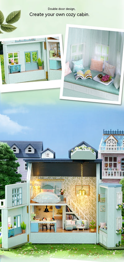 Miniatura de Casa Artesanal de Madera - Colección Adorable para Decorar - Image 39