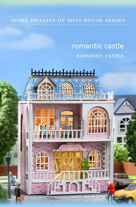 Miniatura de Casa Artesanal de Madera - Colección Adorable para Decorar - Image 45